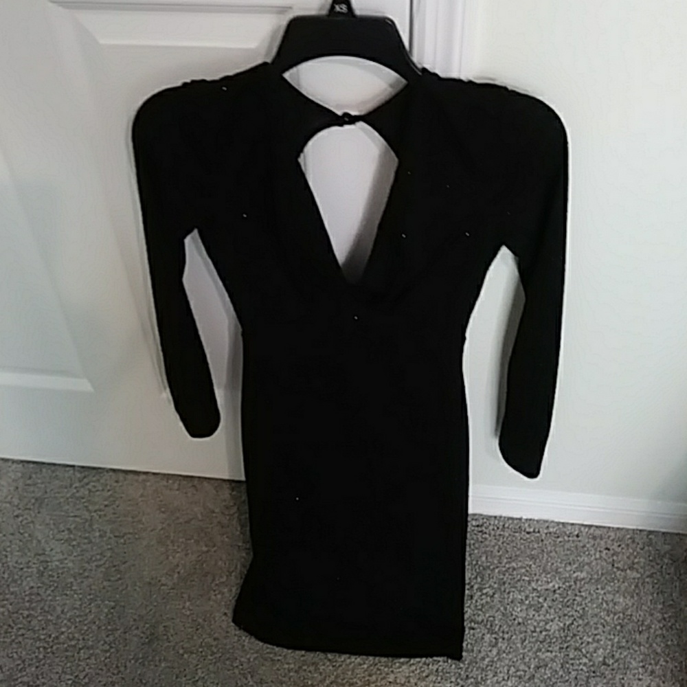 Charlotte russe blk sparkly dress